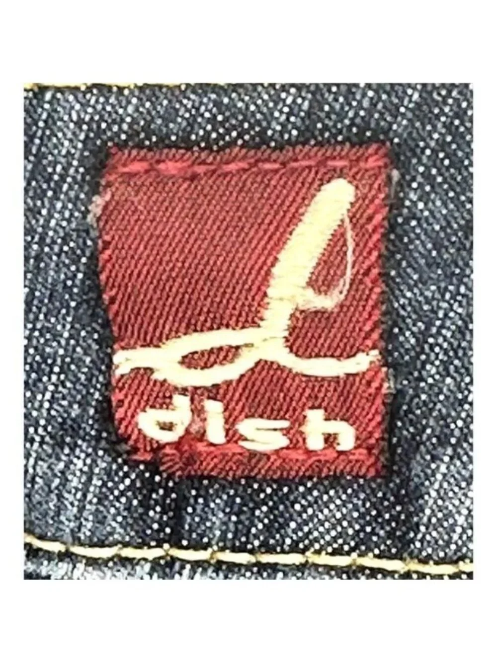Vintage Dish Low Rise Flare Jeans Womens 31x34 Y2K Retro Stretch Canada Made